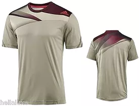 Adidas Men's T-shirt Adizero  - Beige/Brown G71016