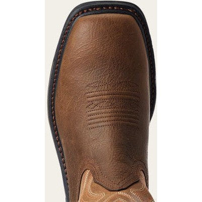 Ariat Men's Big Rig Soft Toe Western Work Boot -Brown- 10033963