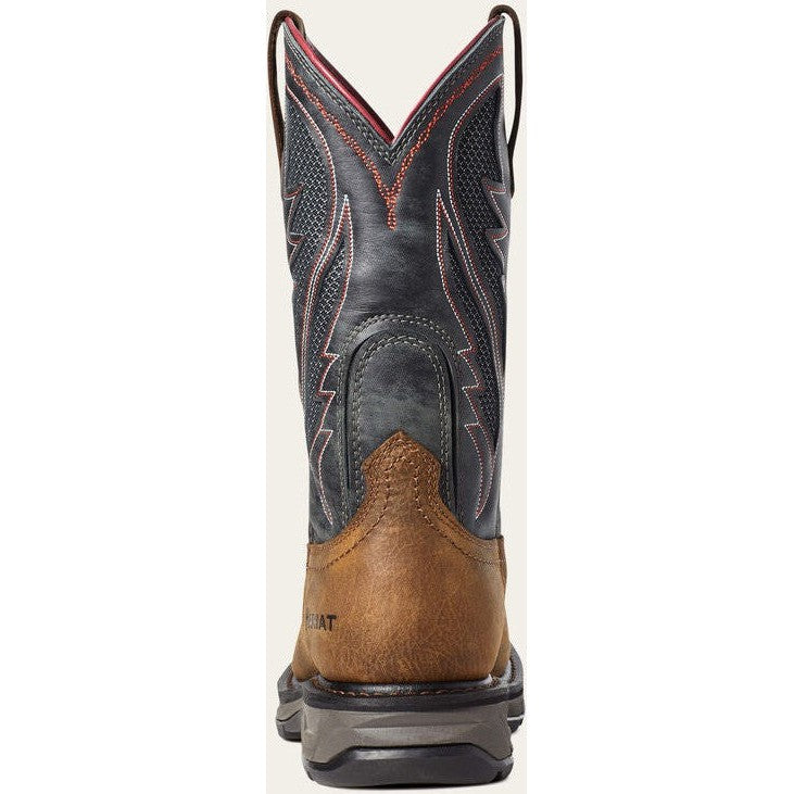 Ariat Men's WorkHog Xt VenTek Soft Toe Western Work Boot -Brown- 10035984