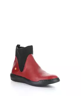 BETH655SOF 002 RED/BLACK Elasticated Boots