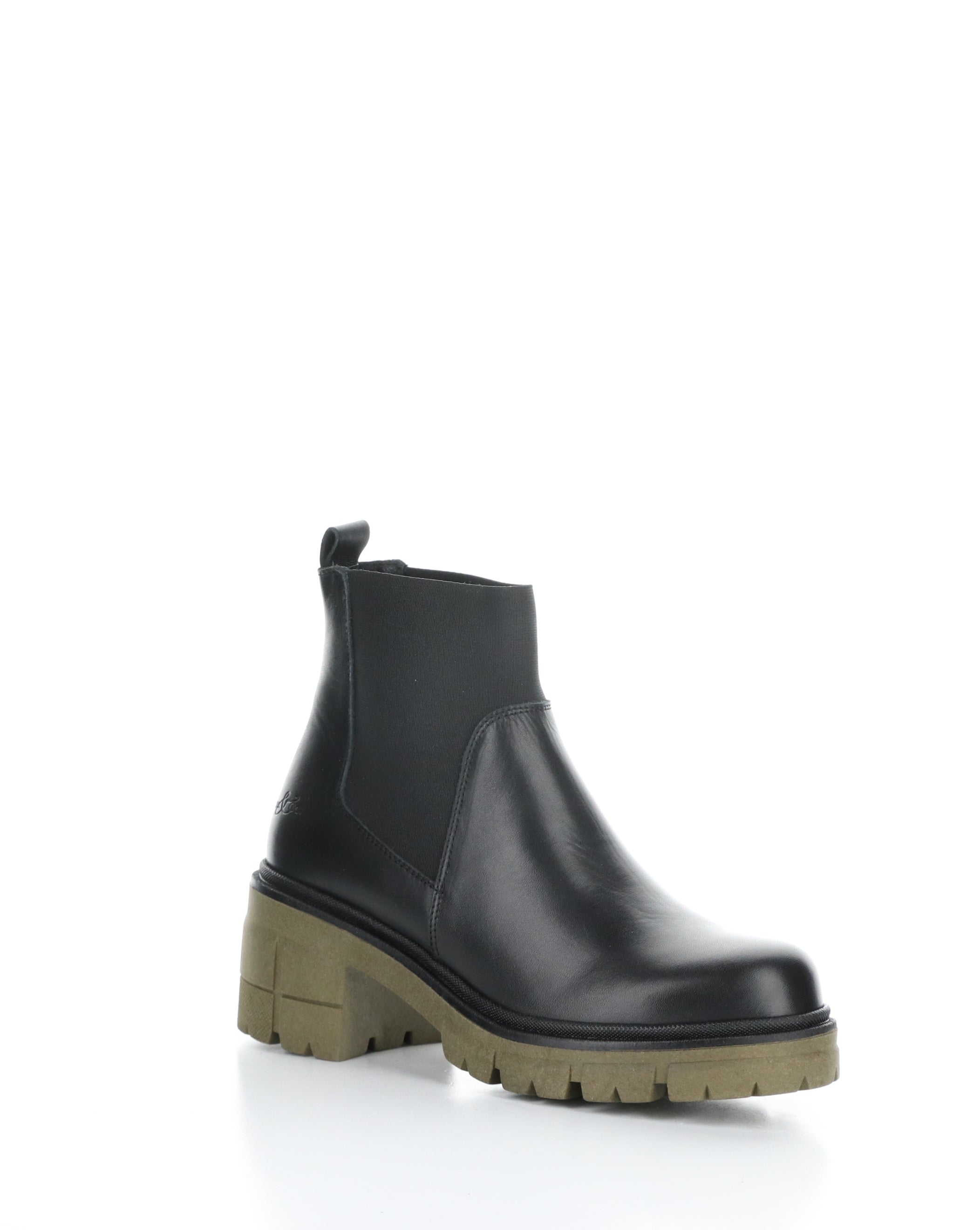 BIANC BLACK/KHAKI Elasticated Boots