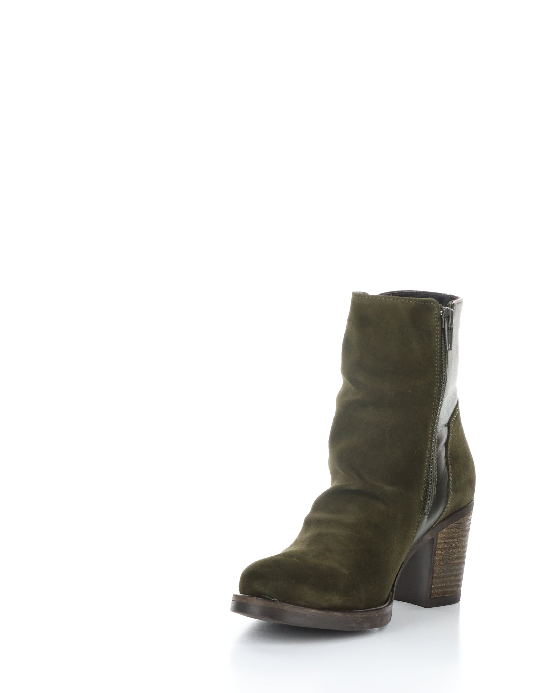 BIBOS OLIVE Round Toe Boots