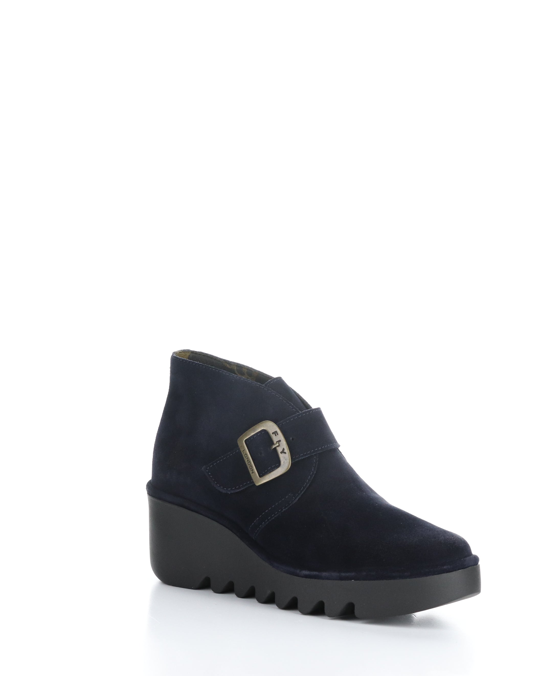 BIRT397FLY 006 NAVY Round Toe Boots