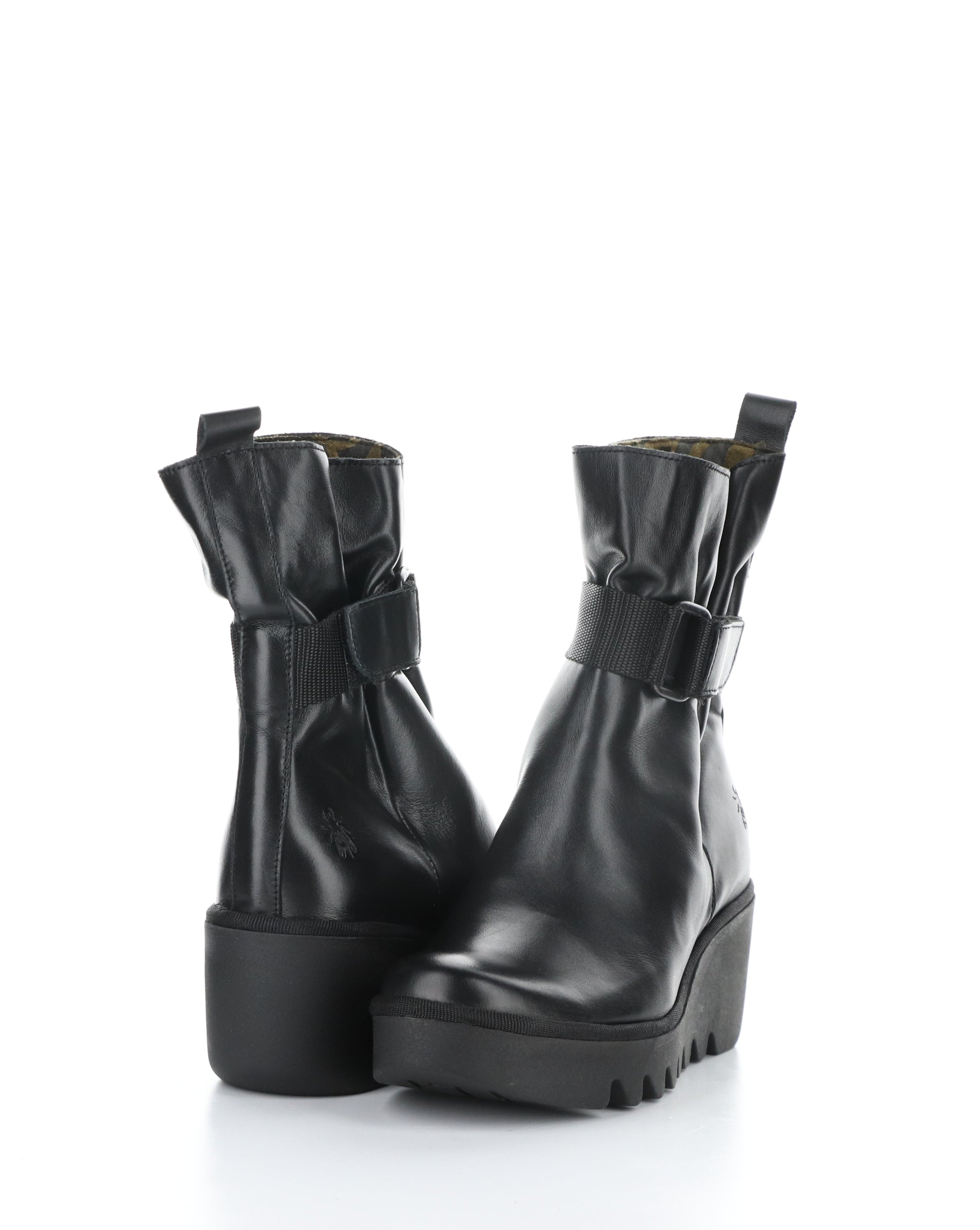 BLIT453FLY 000 BLACK Round Toe Boots