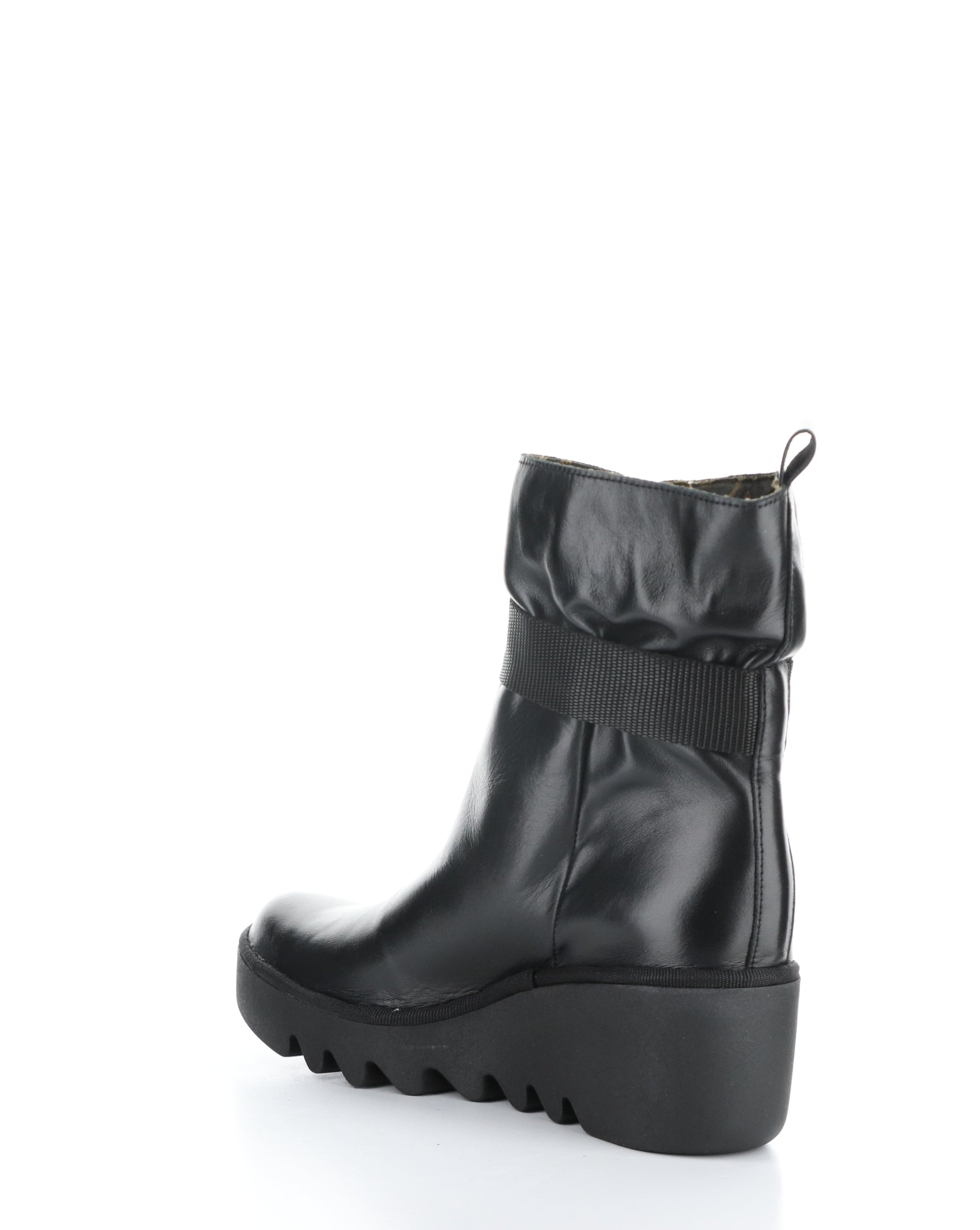 BLIT453FLY 000 BLACK Round Toe Boots