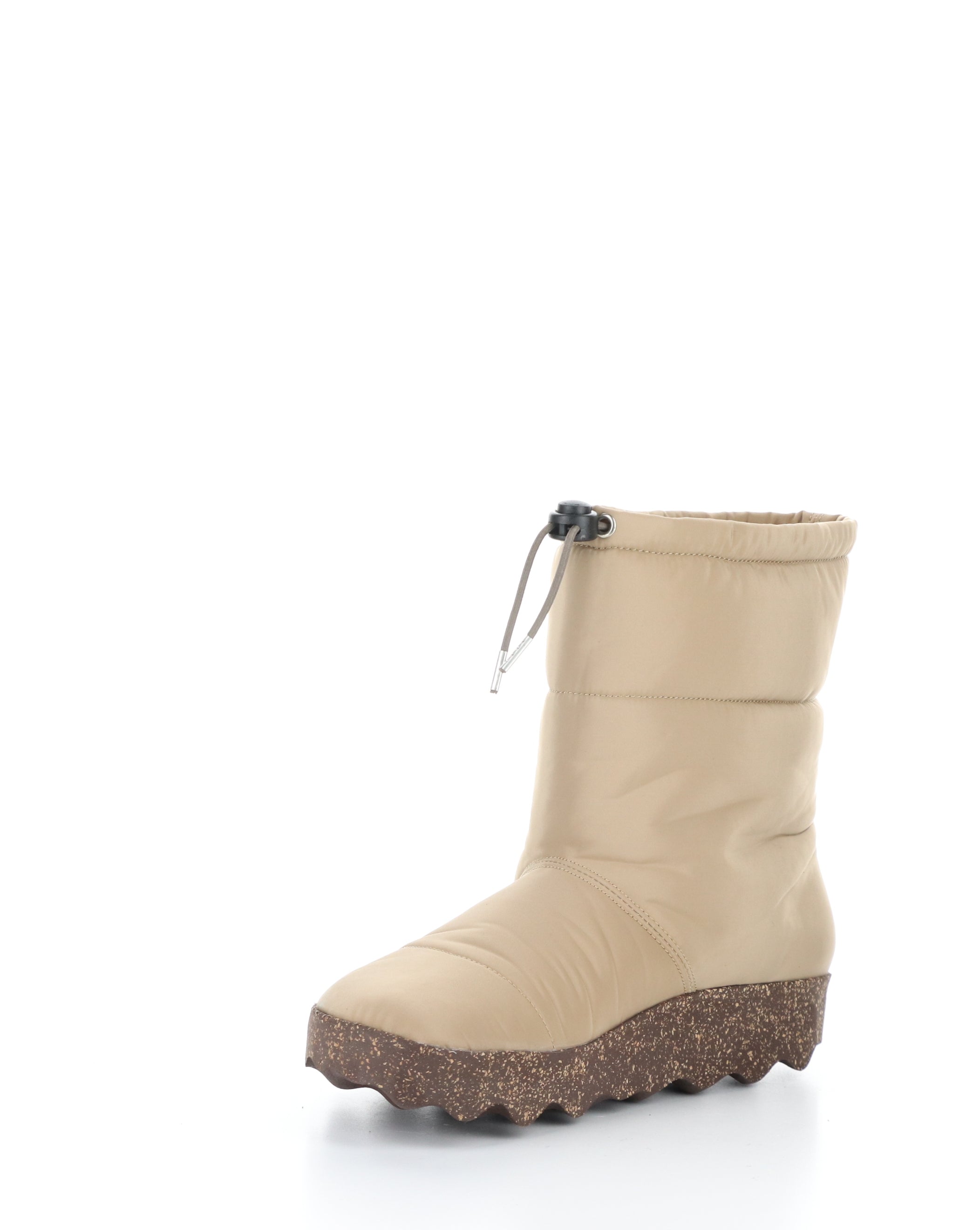 CALE142ASP 013 TAUPE Round Toe Boots