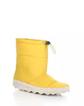 CALE142ASP Yellow Round Toe Boots