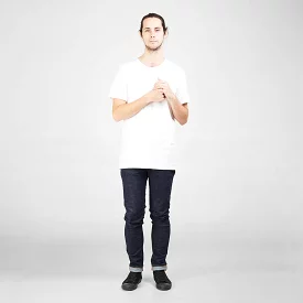 Cotton Tall Crew | White