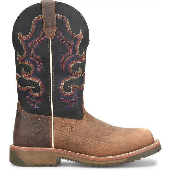 Double H Men's Belgrade 12 Comp Toe Western Work Boot -Brown- DH6140