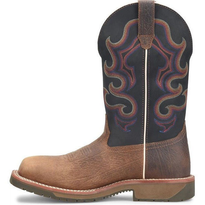 Double H Men's Belgrade 12 Comp Toe Western Work Boot -Brown- DH6140