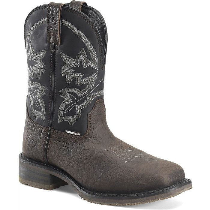 Double H Men's Stockma 10 Toe Comp Toe Western Work Boot -Brown- DH4151