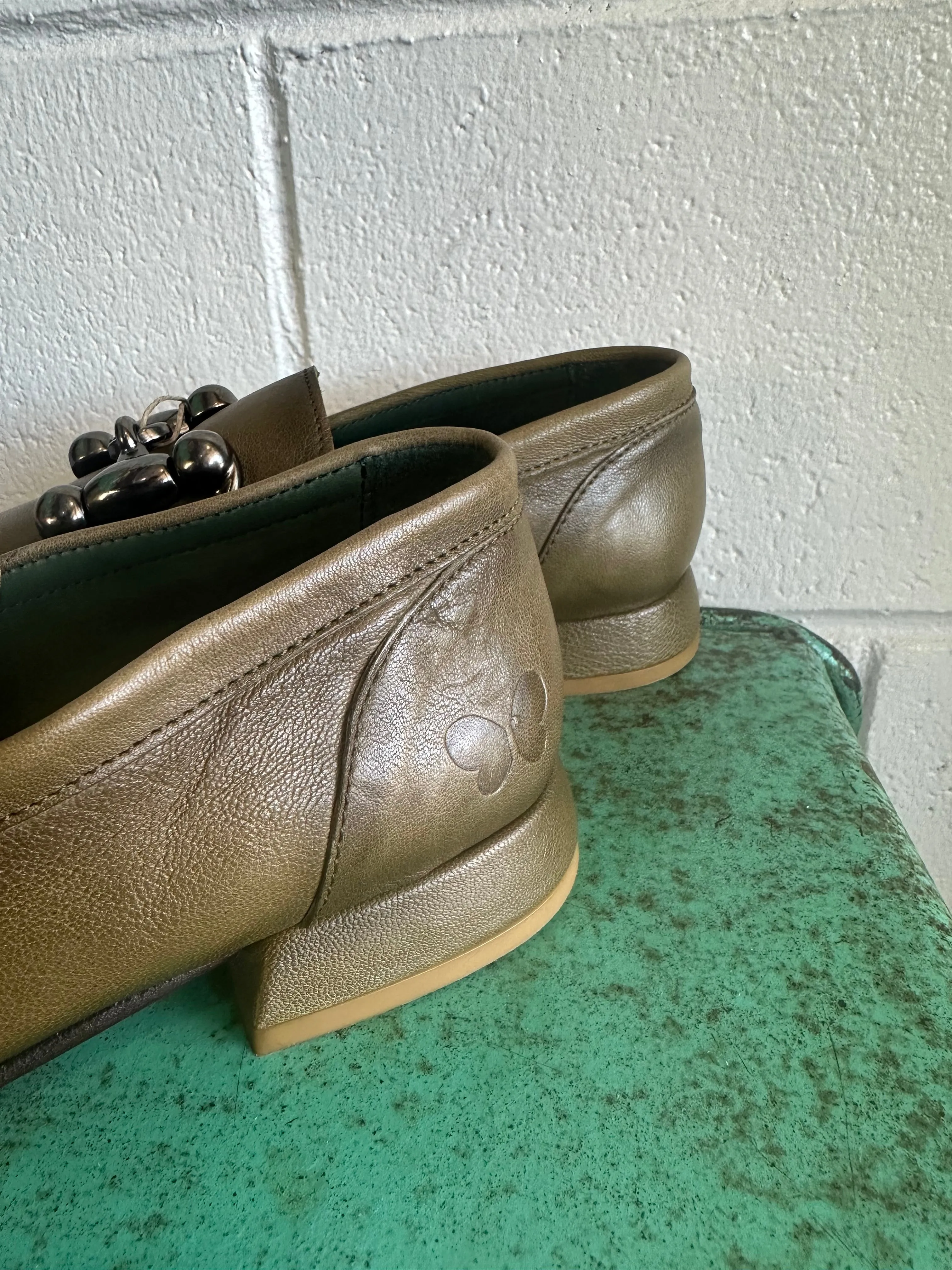 Felmini D362 Military Green Loafer