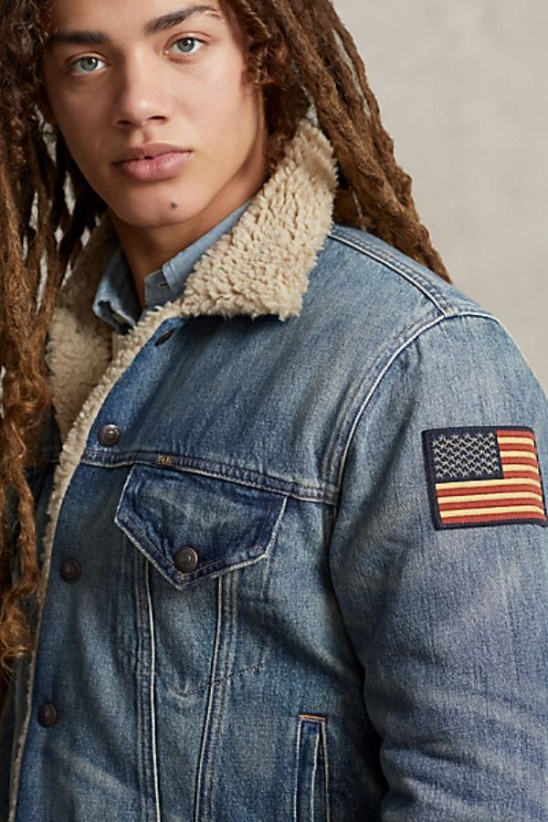 Fleece-Lined Trucker Jacket