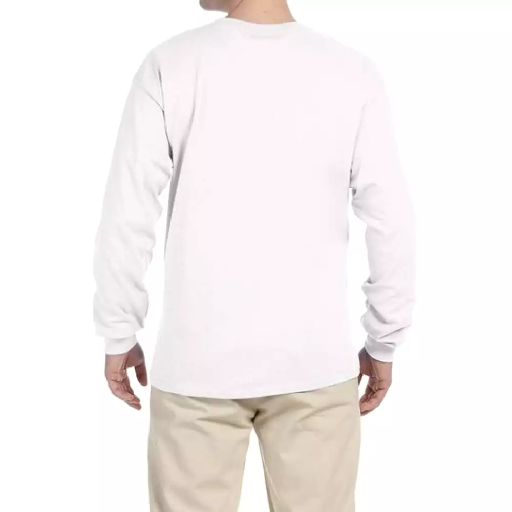 Gildan G240 Men's Ultra Cotton Long-Sleeve T-Shirt - Sport Grey