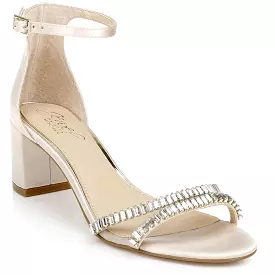 Jewel Badgley Mischka Womens Joanne Embellished Ankle Strap