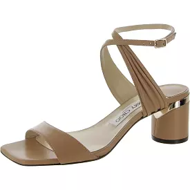 Jimmy Choo Womens Ankle Strap Open Toe Heels