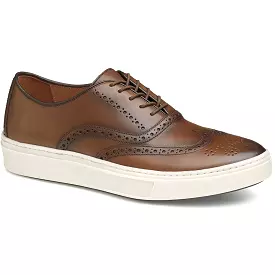 Johnston & Murphy Mens Hollins Leather Lifestyle Casual and Fashion Sneakers