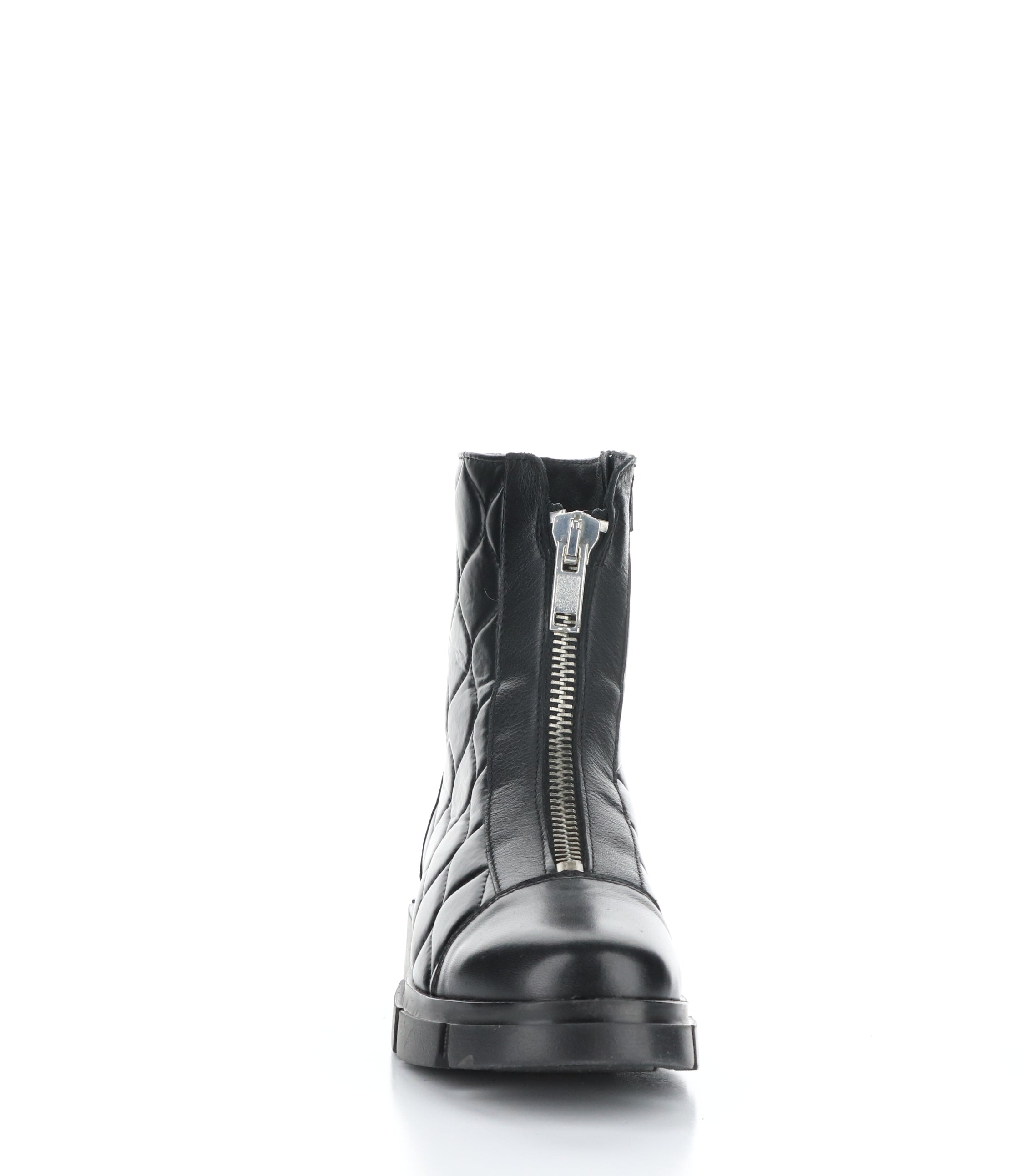 LANE BLACK Round Toe Boots