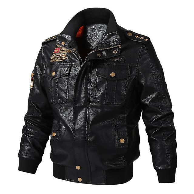 Leather Jacket, Men Winter Jacket, Motorcycle Jacket