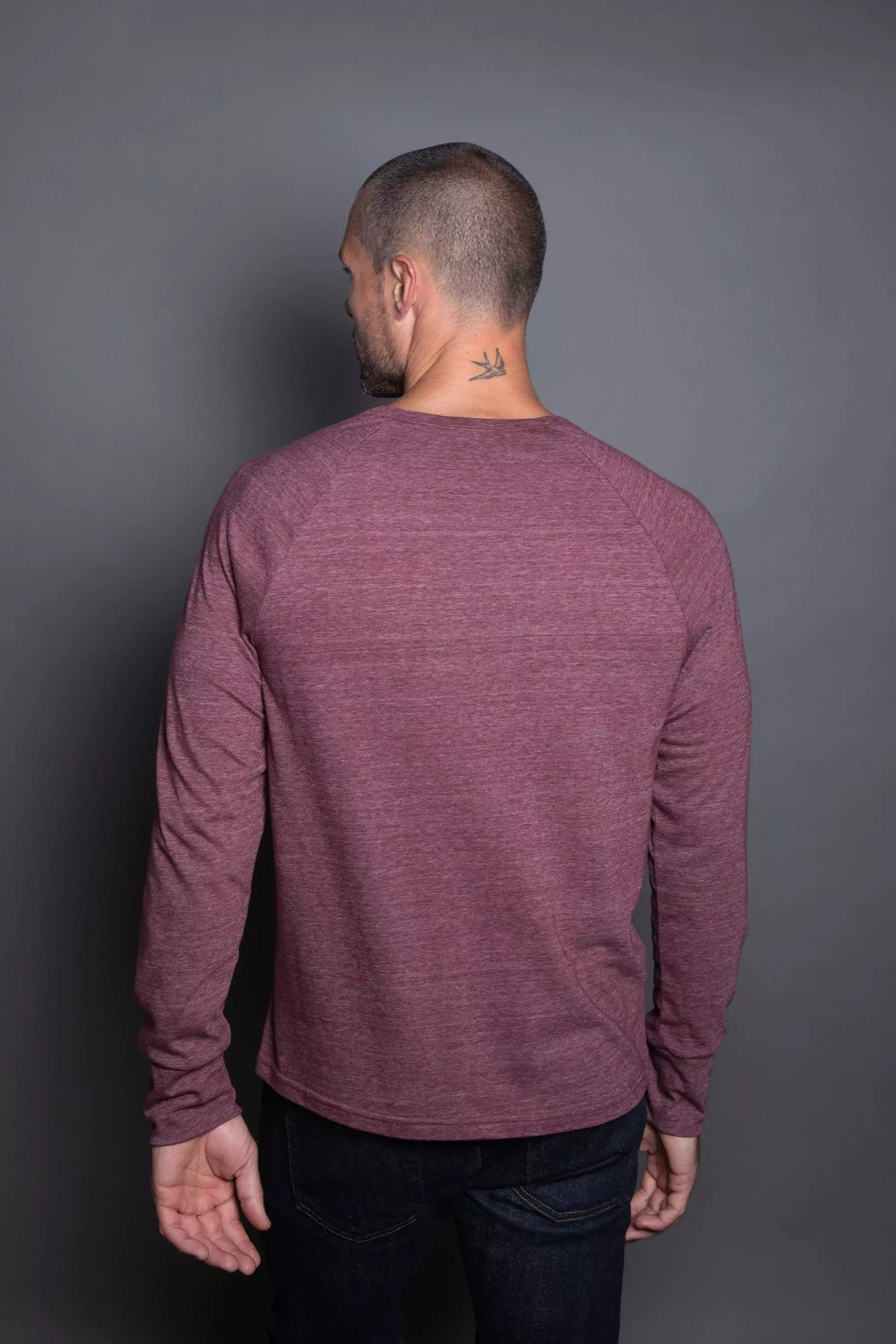 Men's Cameron Tri-Blend Long Sleeve Tee