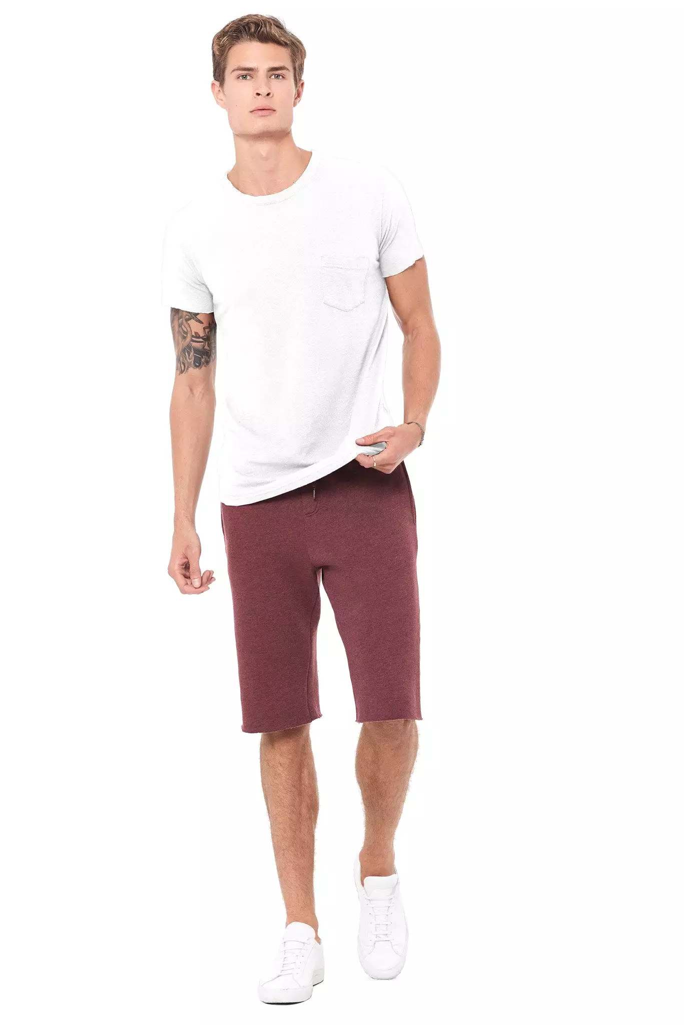 Men's Linen Blend Pocket Tee