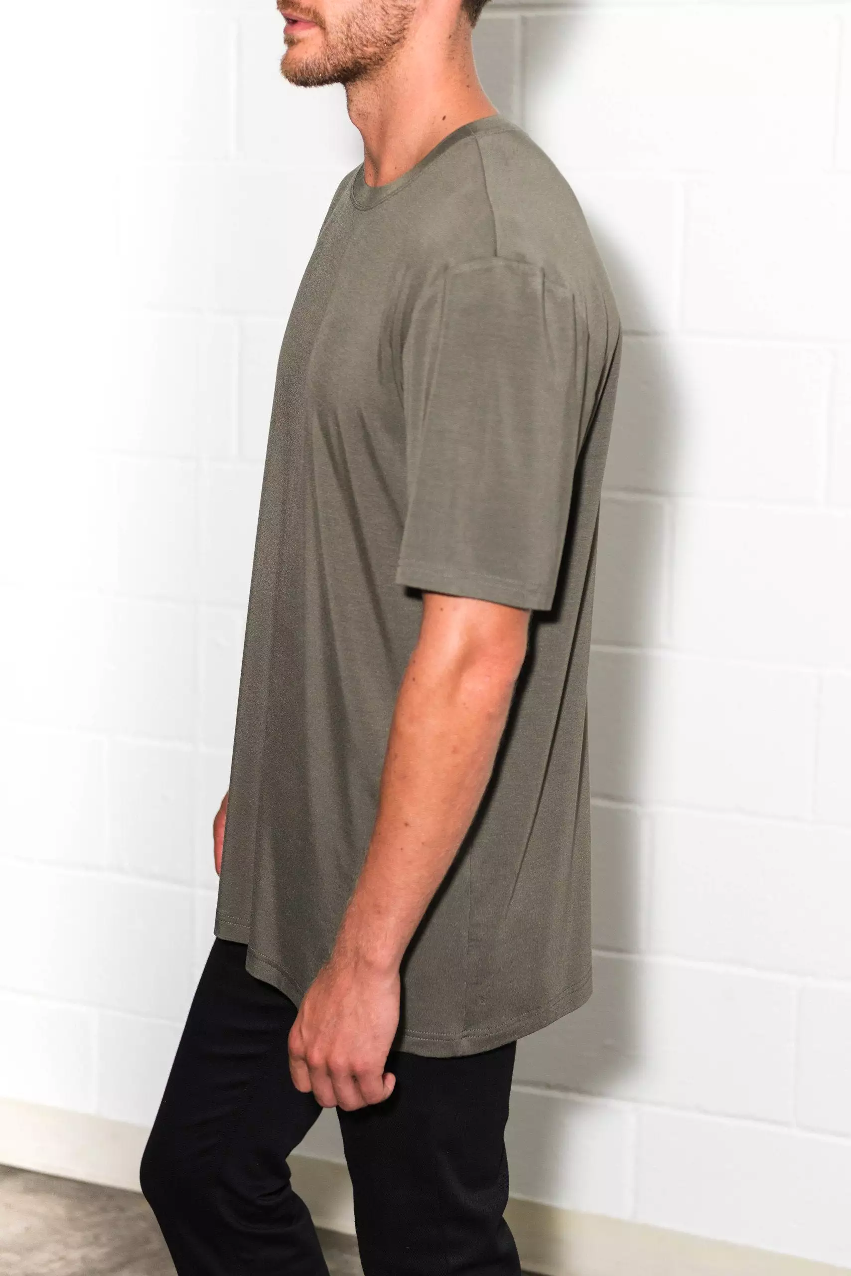 Men's Modal Oversized Crew Tee