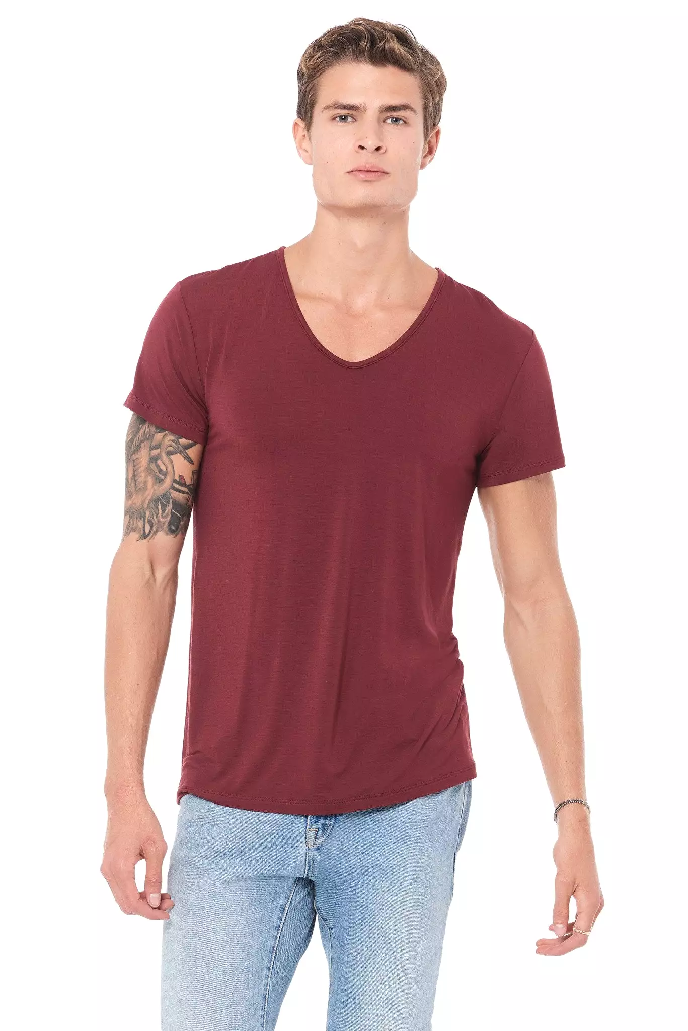 Men's Modal V-Neck Tee