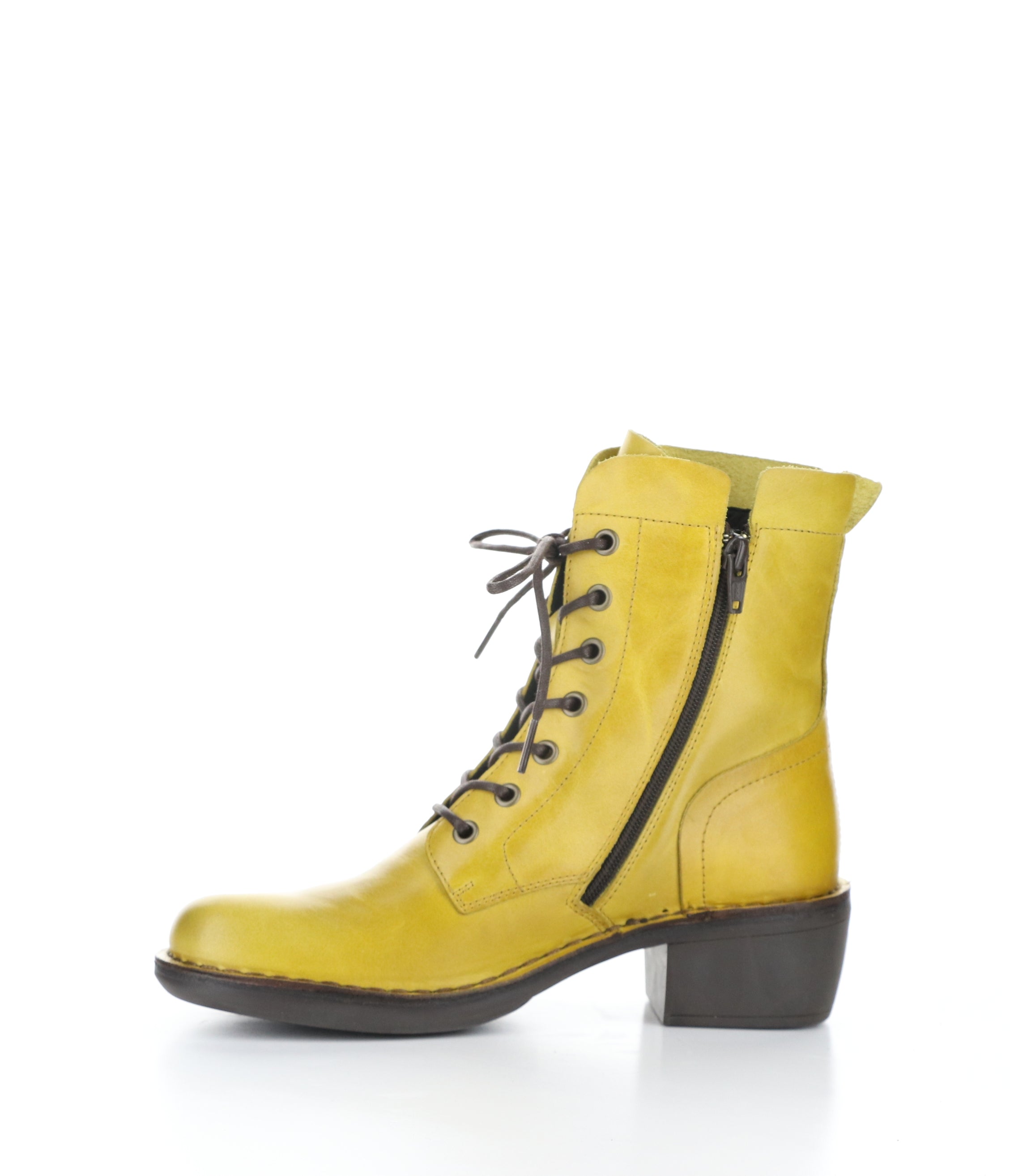 MILU044FLY 008 MUSTARD Lace-up Boots