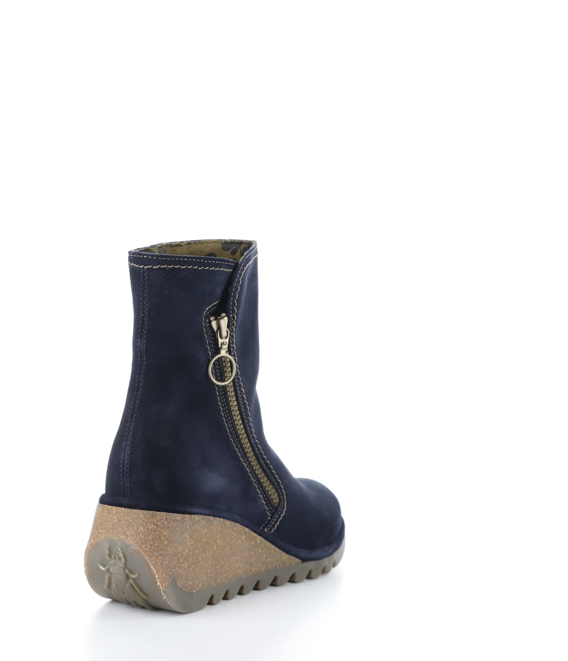 NELA407FLY 002 NAVY Round Toe Boots