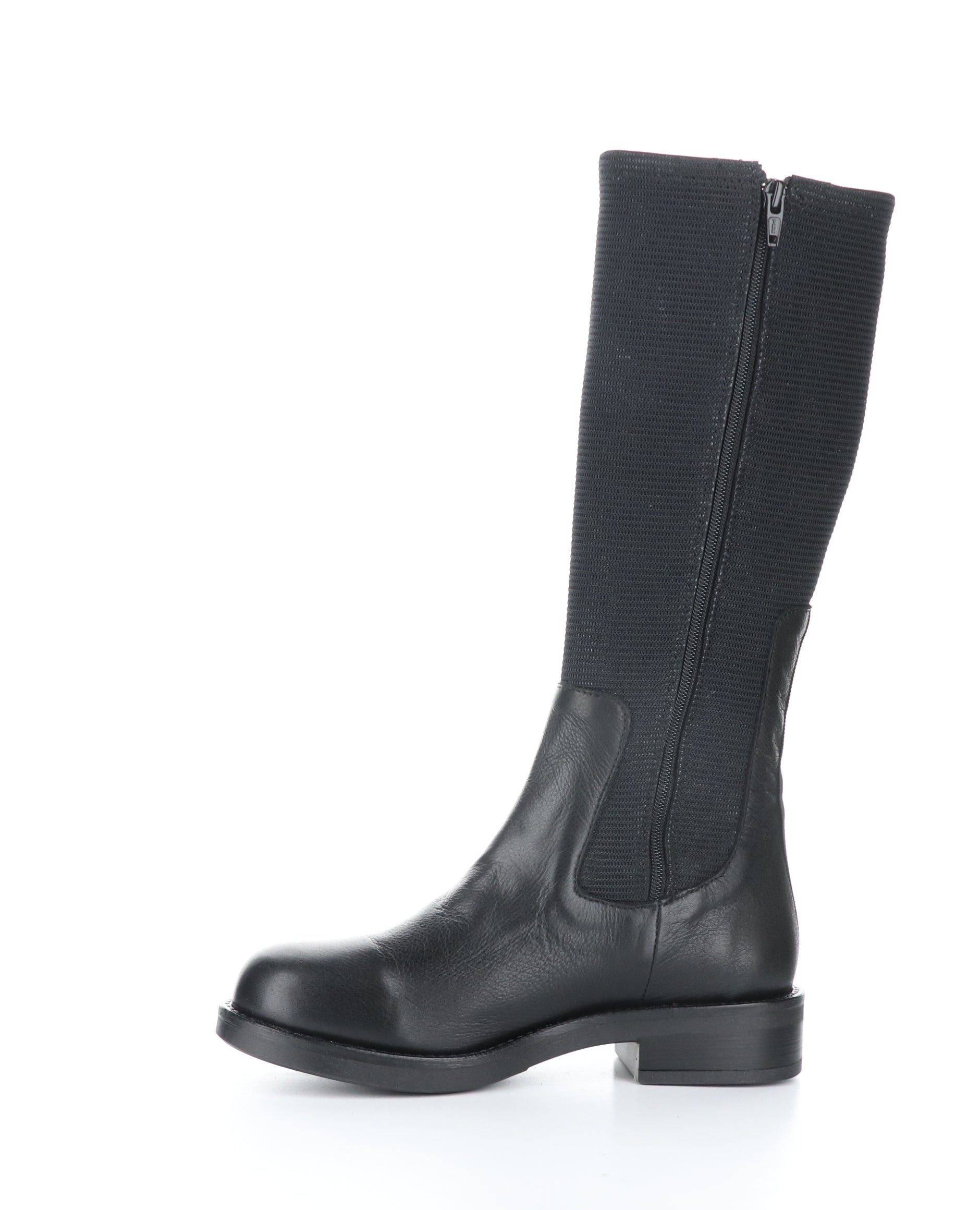 NOISE BLACK Round Toe Boots