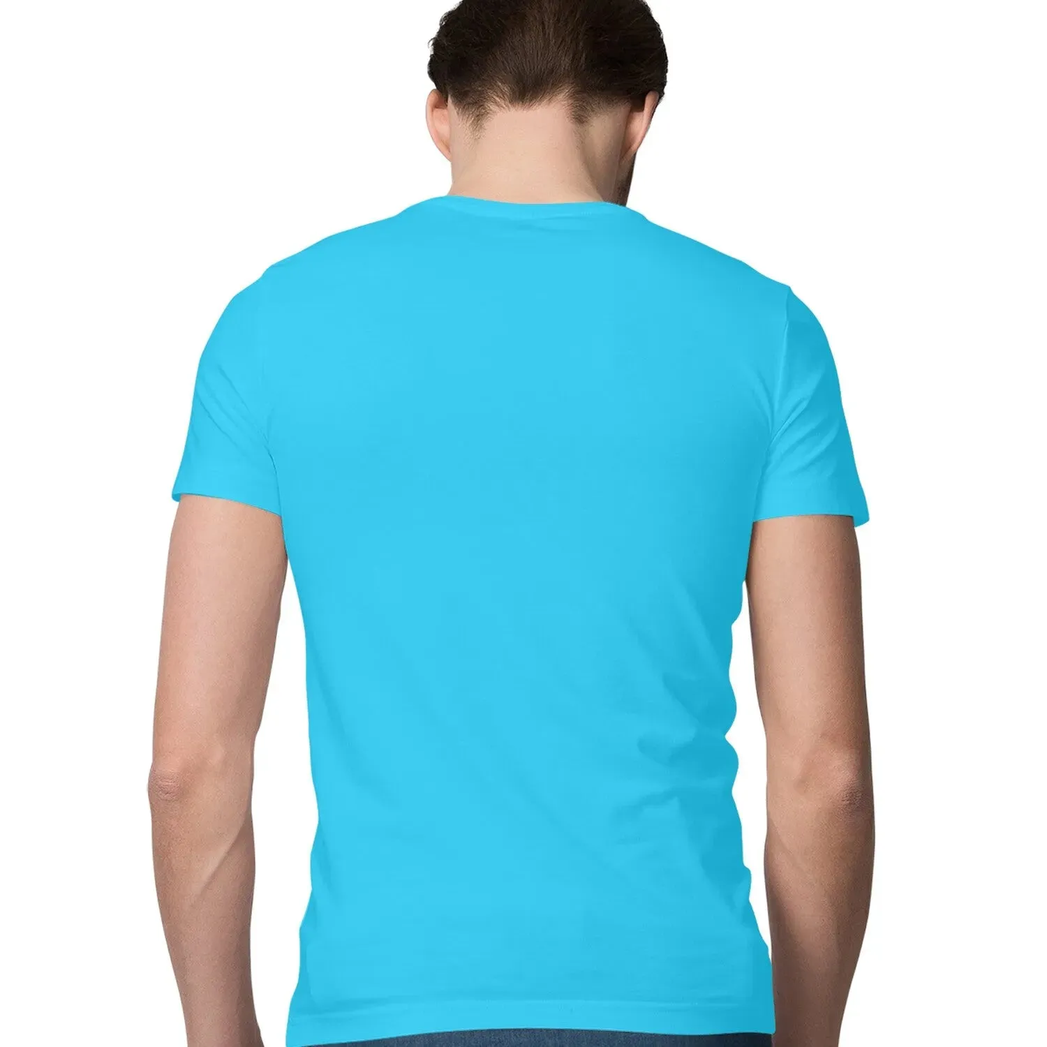 PanDab Round Neck Half Sleeve T-shirt for Men