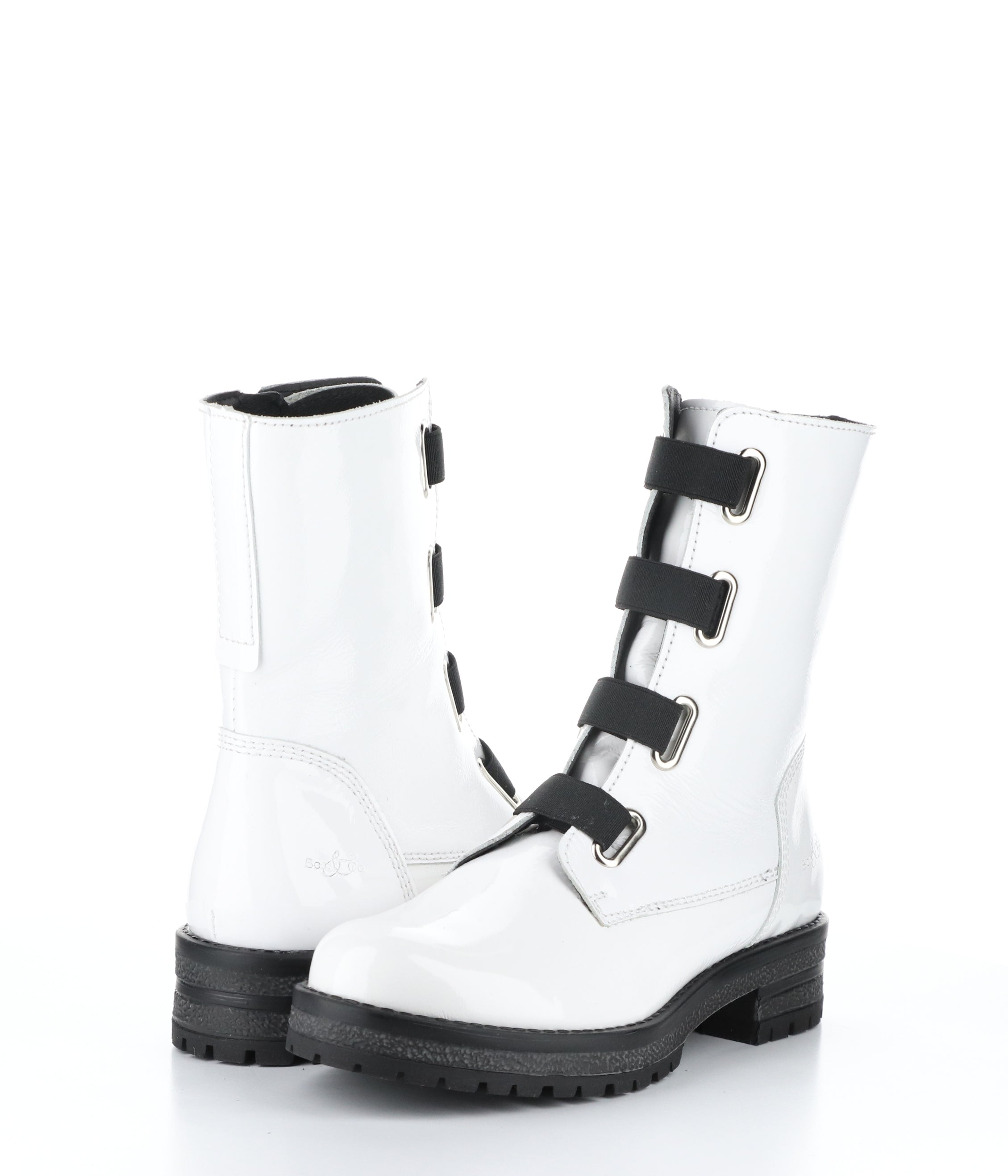 PAUSE WHITE/BLACK Elasticated Boots