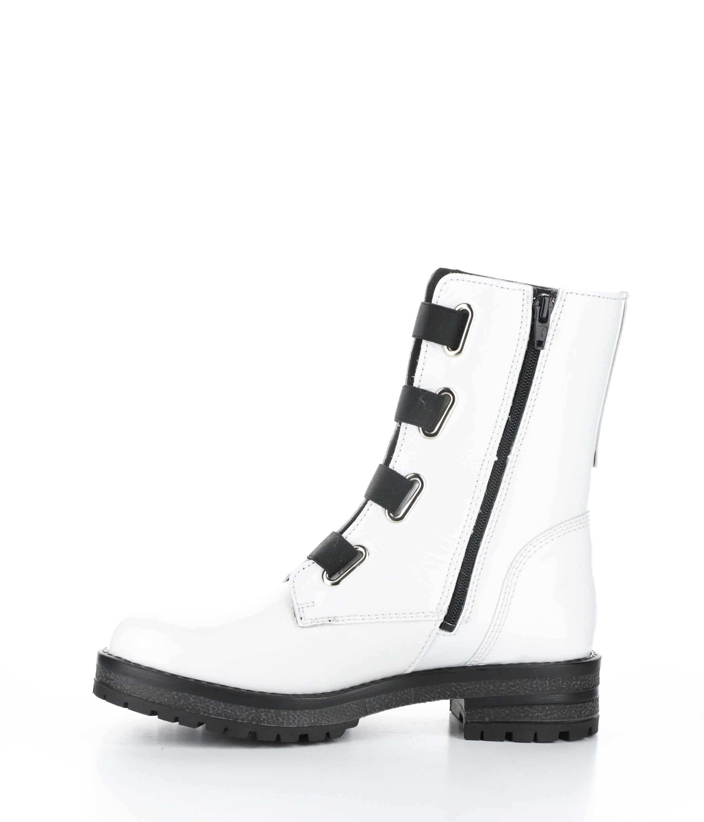 PAUSE WHITE/BLACK Elasticated Boots