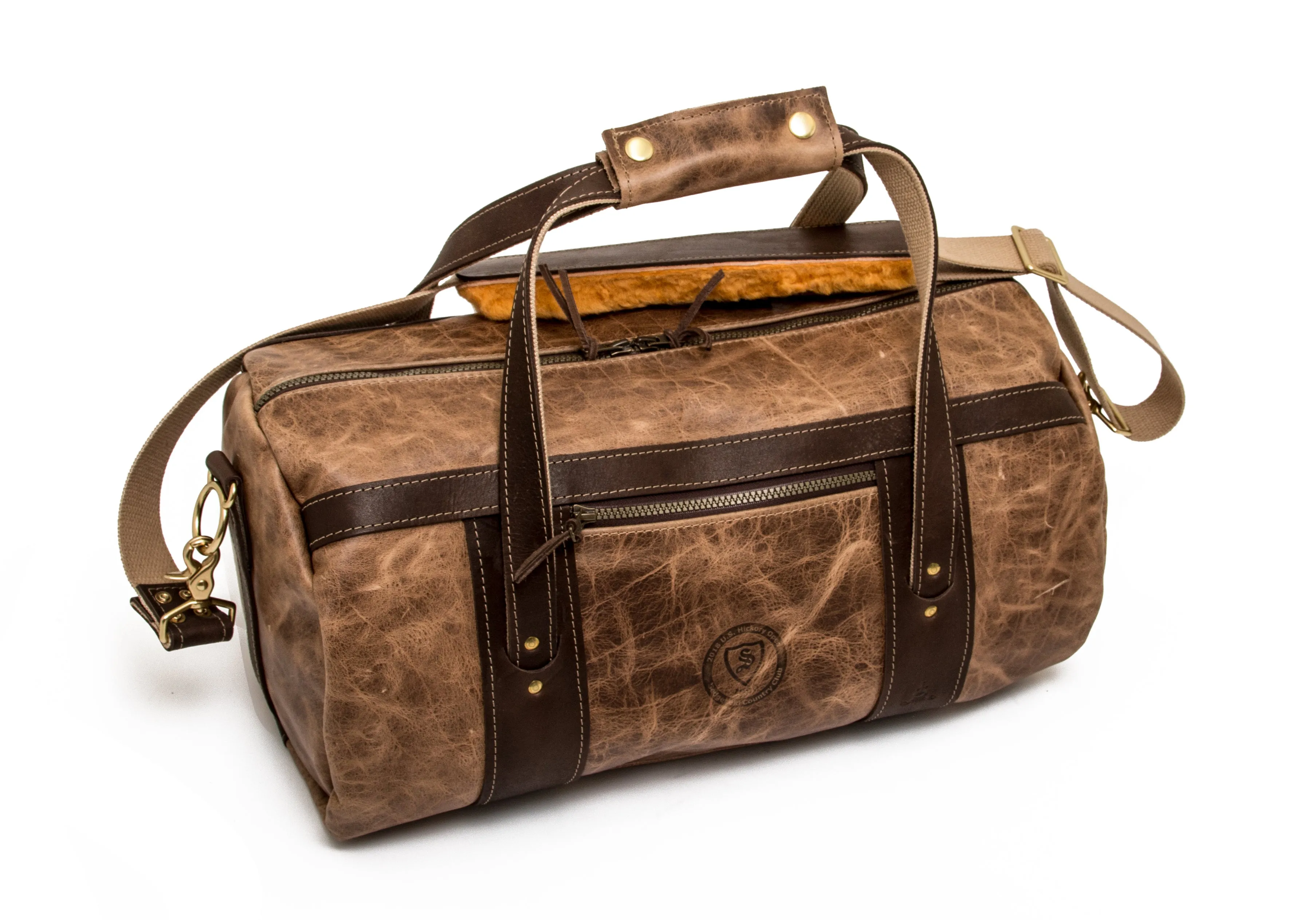 Premium Crafted Leather Club Duffel