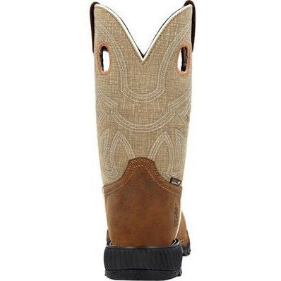 Rocky Men's Hi Wire 11 CT Waterproof Western Work Boot -Brown- RKW0425