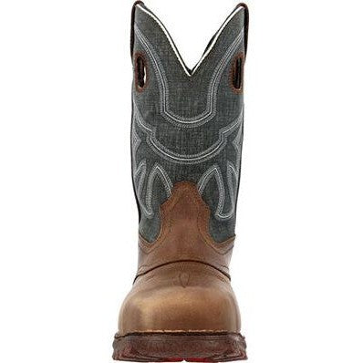 Rocky Men's Hi Wire 11 ST Waterproof Western Work Boot -Brown- RKW0426