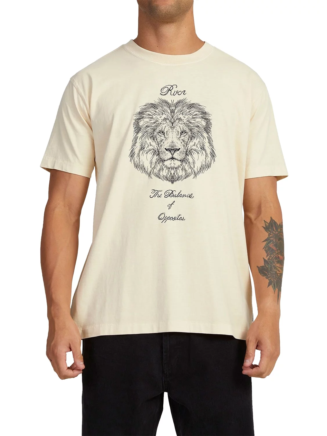 RVCA Men's Africa Cat Balanced T-Shirt