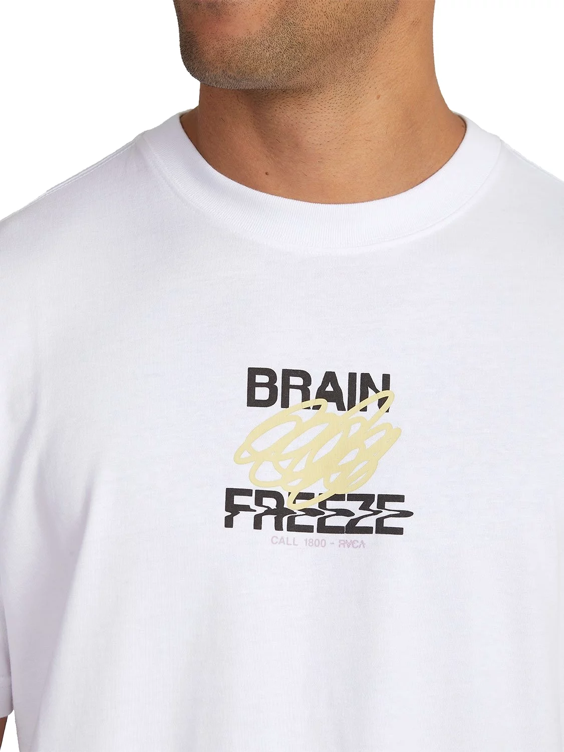 RVCA Men's Brain Freeze T-Shirt