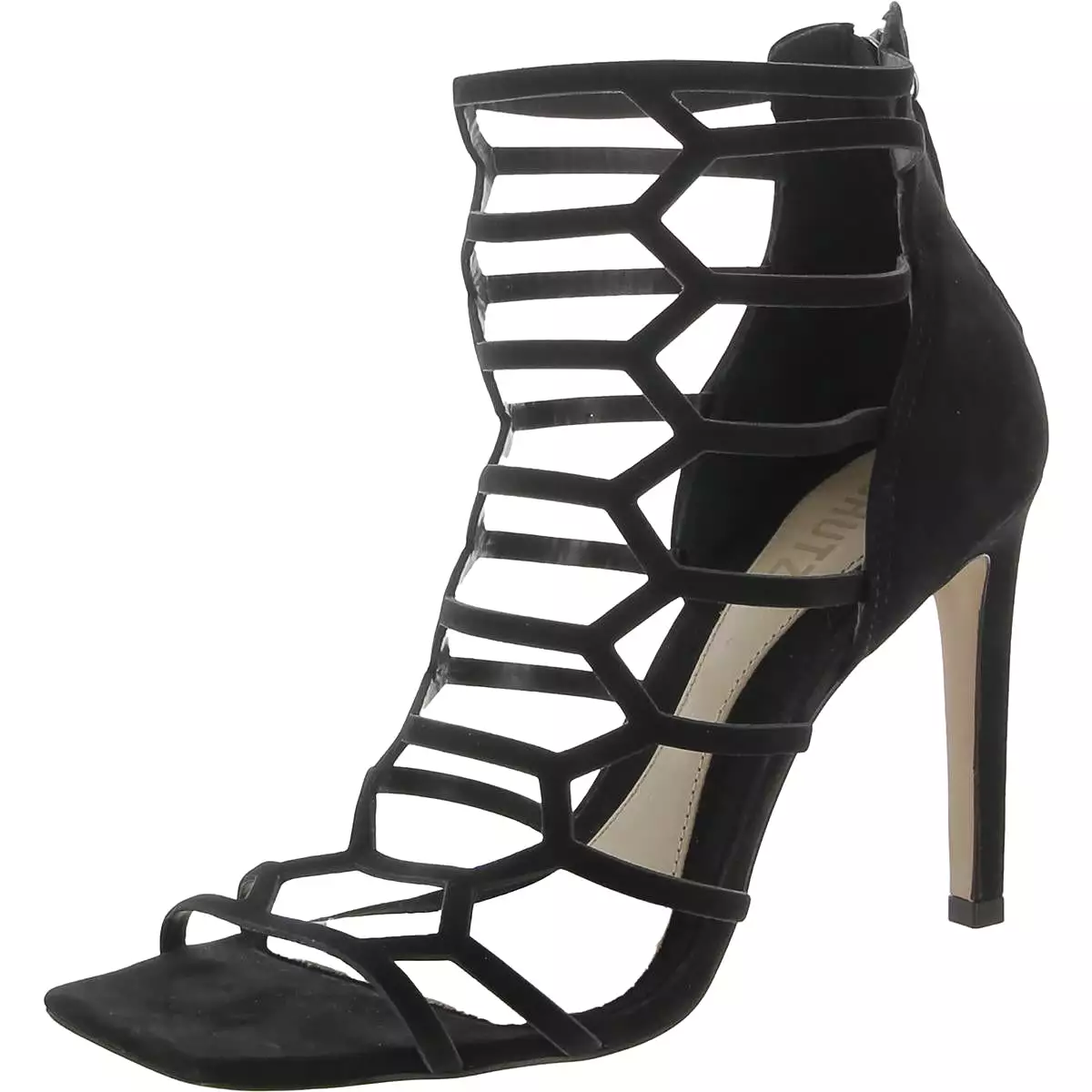 Schutz Womens Julianna Leather Open Toe Gladiator Sandals