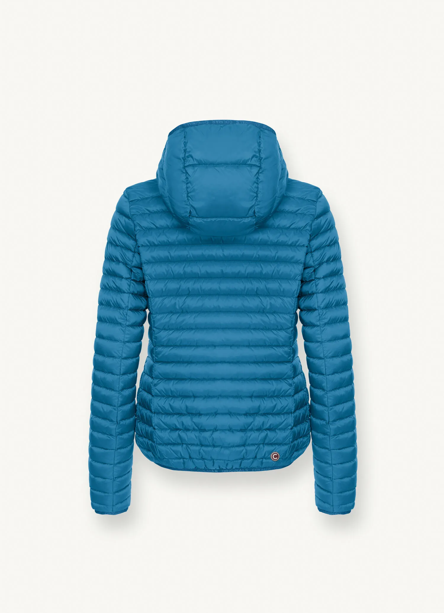 Sporty hooded downjacket-