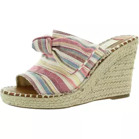 Sugar Womens Hundreds Espadrilles Glitter Wedges