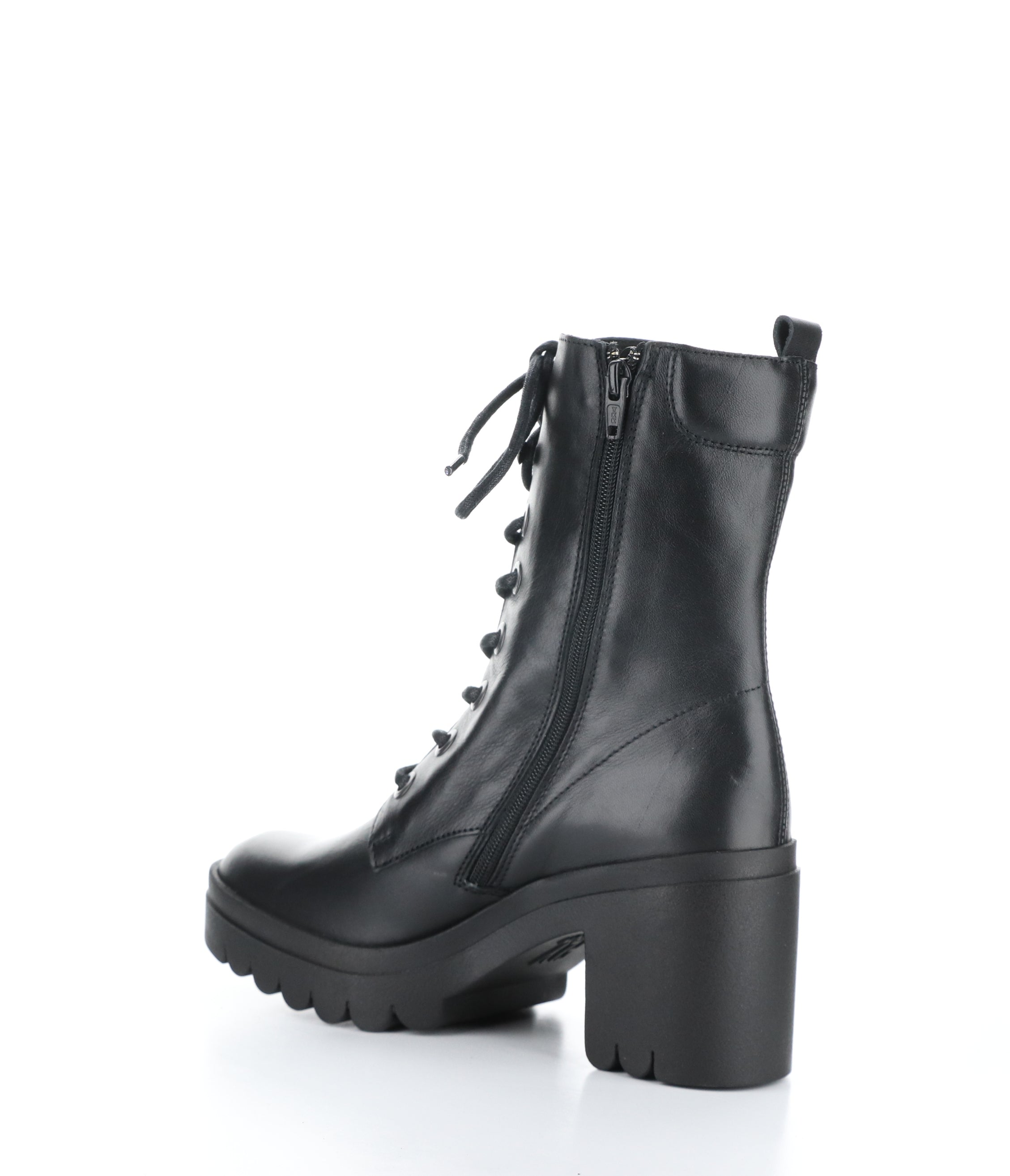 TIEL642FLY 006 BLACK Lace-up Boots