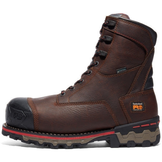 Timberland Pro Men's BoonDock 8 Comp Toe WP Work Boot -Brown- TB1A128P214