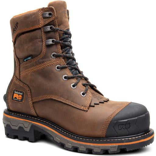 Timberland Pro Men's Boondock HD Comp Toe WP 400G Logger Work Boot - TB1A28SB214