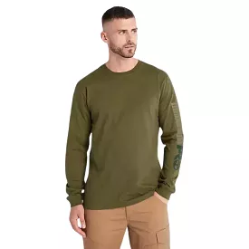 Timberland PRO Men's Core Logo Long-Sleeve T-Shirt - Olive