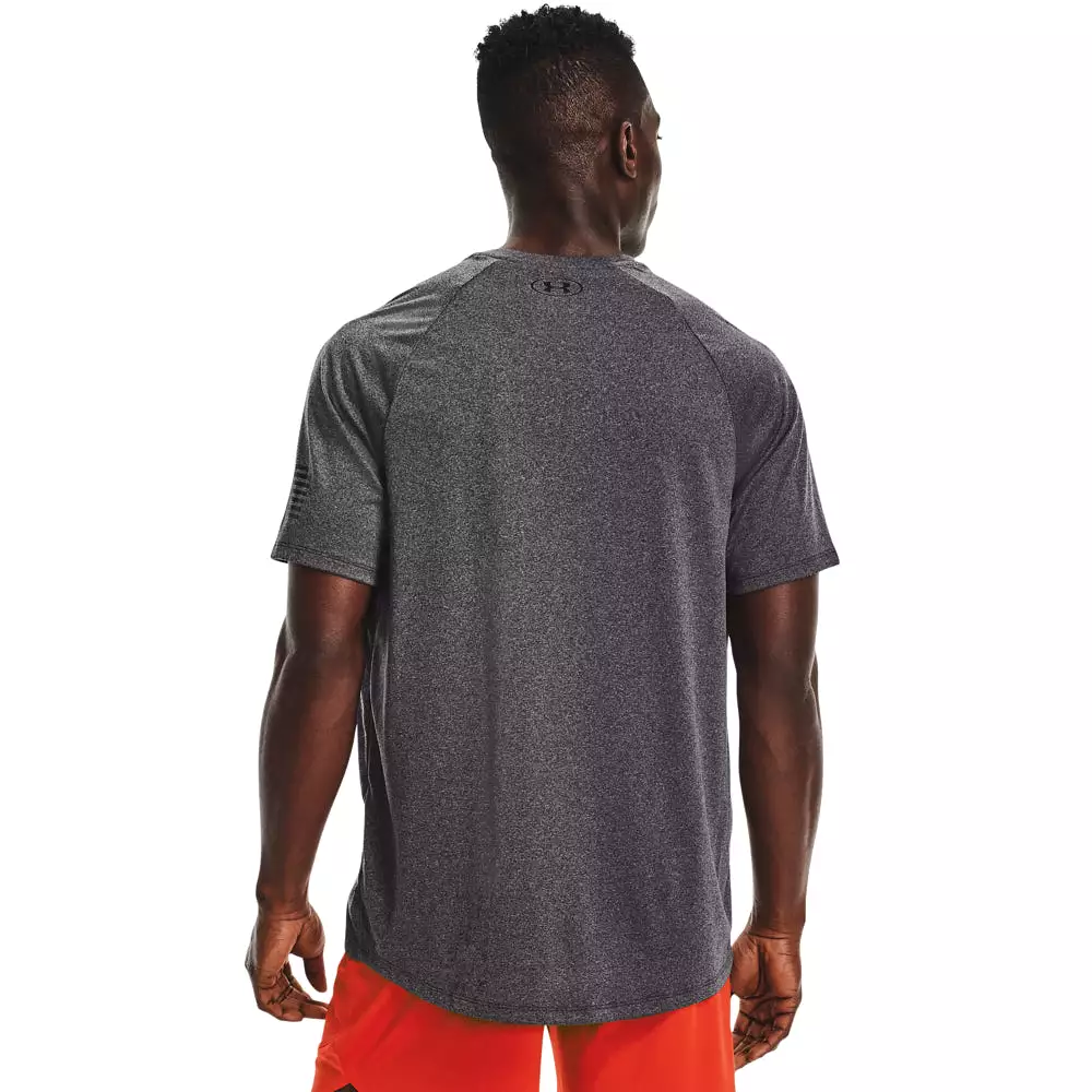 'Under Armour' Men's UA Tech Freedom T- Shirt - Carbon Black