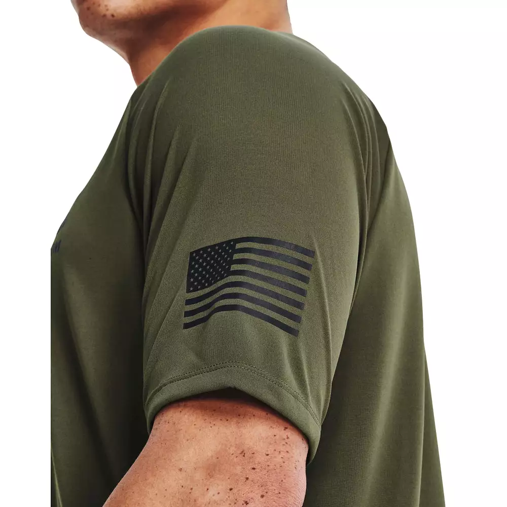 'Under Armour' Men's UA Tech Freedom T- Shirt - Marine OD Green