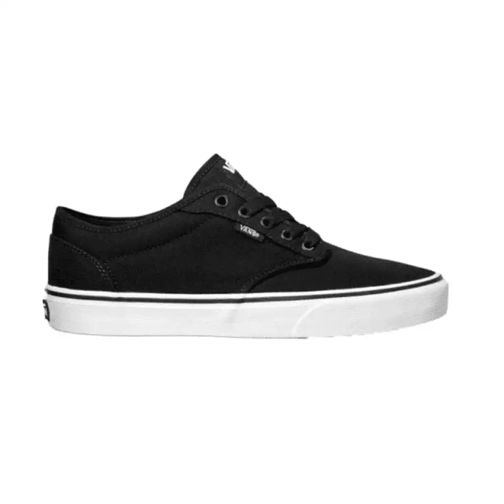 VANS MEN'S ATWOOD BLACK/WHITE CANVAS SHOE