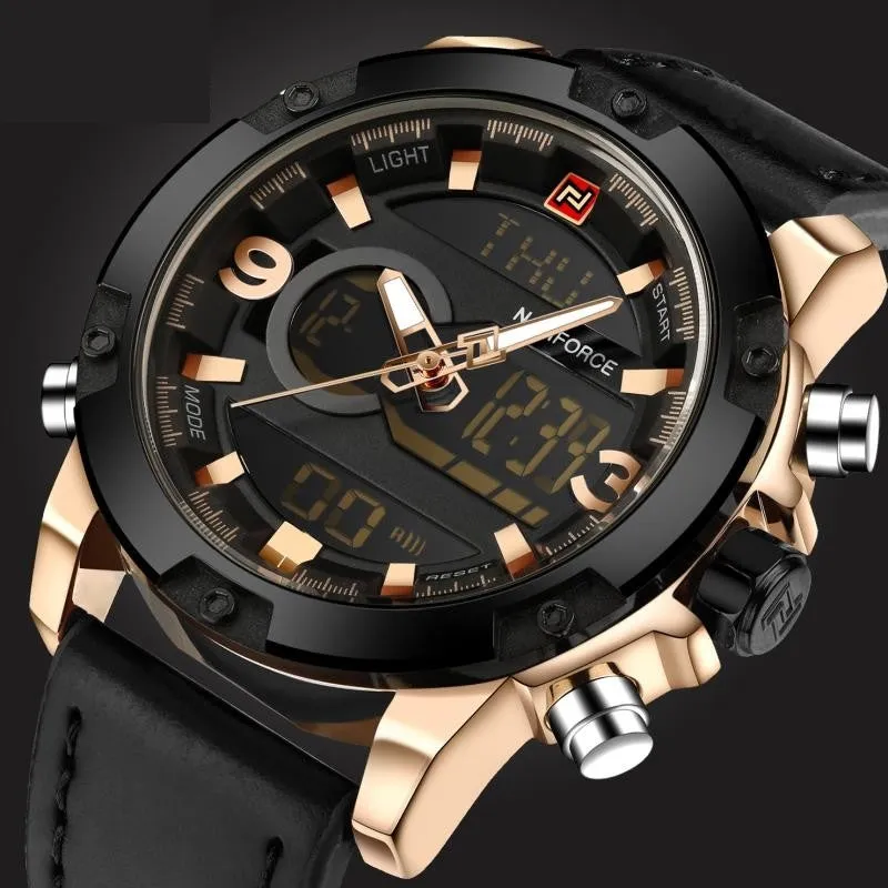 Waterproof Casual Sport Military Quartz Clock Watches for Men