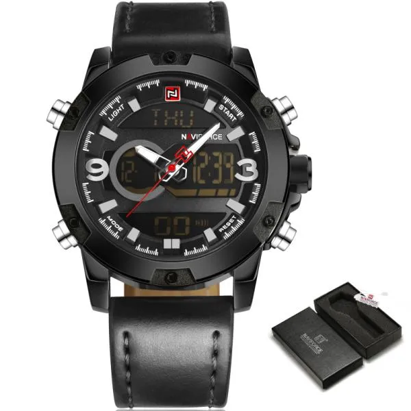 Waterproof Casual Sport Military Quartz Clock Watches for Men